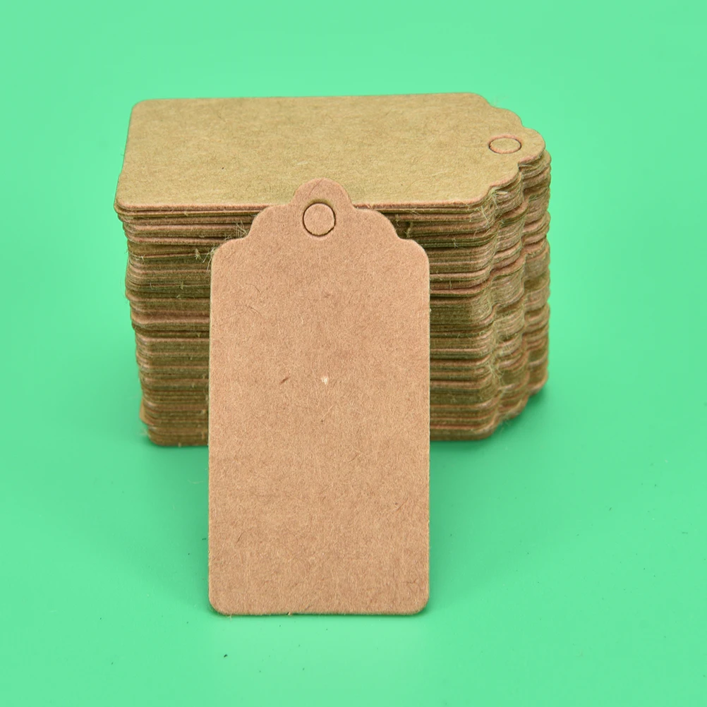 100Pcs/lot DIY Kraft Paper Tags Scalloped Rectangle Christmas Wedding Favour Party Gift Card Label Blank Luggage Tags 3 Colors
100Pcs/lot DIY Kraft Paper Tags Scalloped Rectangle Christmas Wedding Favour Party Gift Card Label Blank Luggage Tags 3 Colors