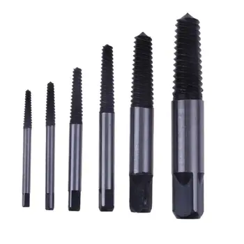 6pcs/set Screw Extractors Damaged Rusted Stripped Broken Screws Removal Tool Used in Removing the Damaged Bolts Drill Bits E#CH
6pcs/set Screw Extractors Damaged Rusted Stripped Broken Screws Removal Tool Used in Removing the Damaged Bolts Drill Bits E#CH
