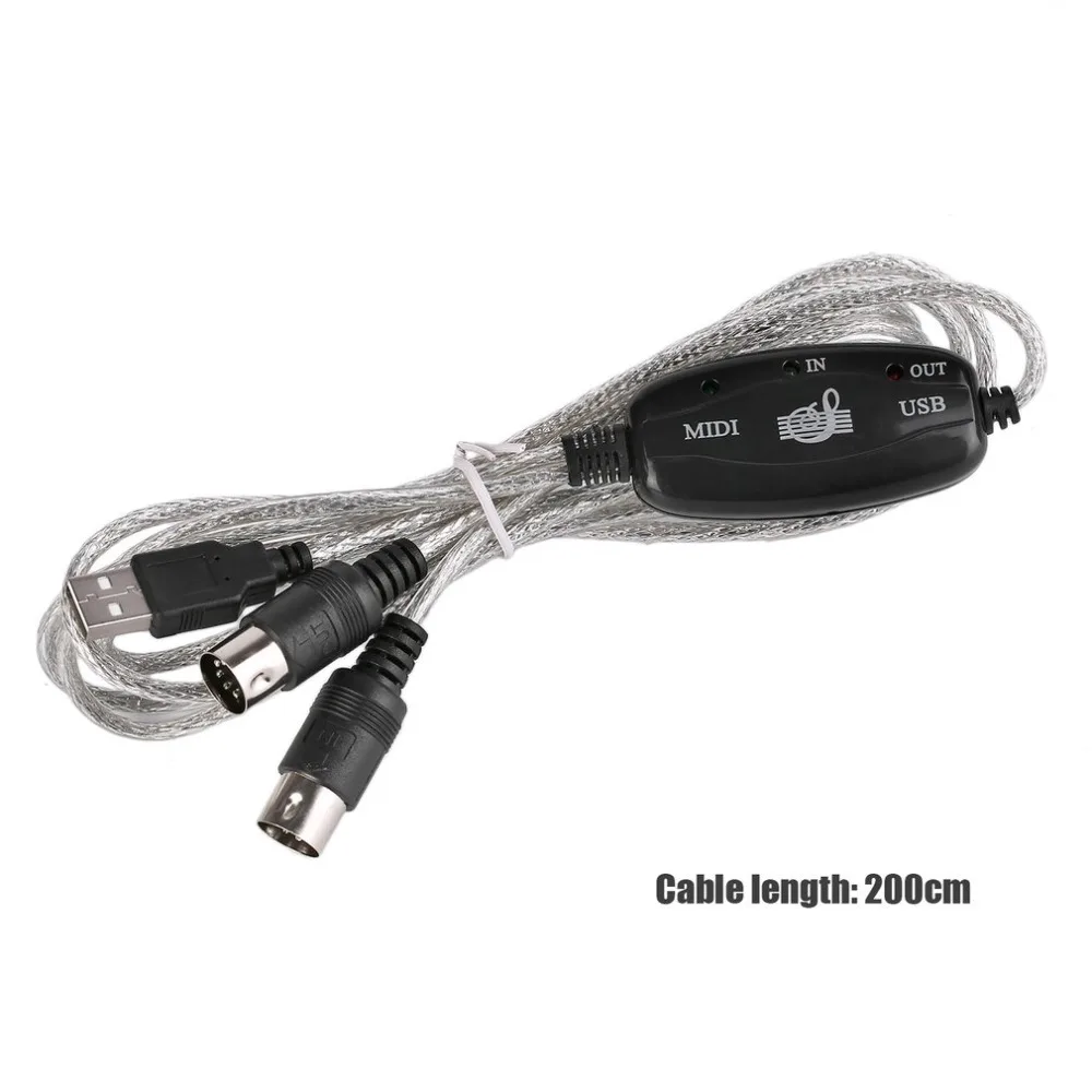 New USB IN OUT MIDI Interface Cable Converter PC to Music Keyboard Adapter Cord Wholesale Drop Shipping
New USB IN OUT MIDI Interface Cable Converter PC to Music Keyboard Adapter Cord Wholesale Drop Shipping