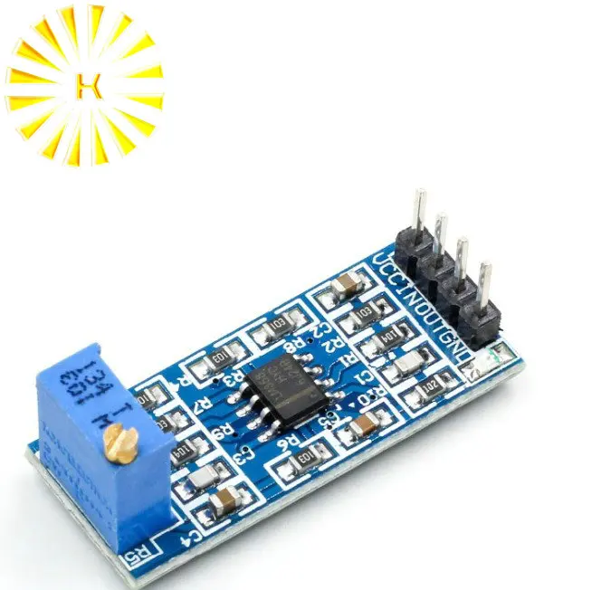 LM358 100 Times Gain Signal Amplification Amplifier Operational Amplifier Module Directly Input Output Signal 5V-12V
LM358 100 Times Gain Signal Amplification Amplifier Operational Amplifier Module Directly Input Output Signal 5V-12V