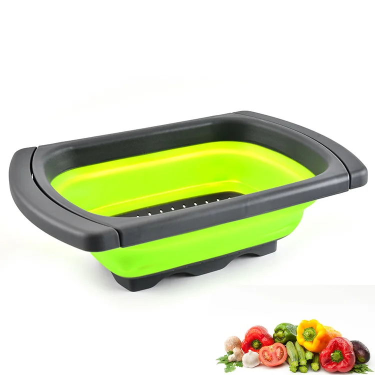 Multi-function rectangular telescopic water filter basket folding fruit and vegetable basket kitchen tool fruit basket
Multi-function rectangular telescopic water filter basket folding fruit and vegetable basket kitchen tool fruit basket