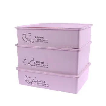 3pcs Plastic Underwear Storage Box Bra Panties Socks Container Underwear Closet Dresser Organizer
3pcs Plastic Underwear Storage Box Bra Panties Socks Container Underwear Closet Dresser Organizer