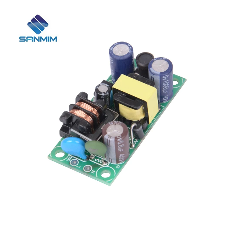 SANMIN AC220V to DC5V 1A 5W Power supply Isolated switching power supply module 220V to 5V bare board PLG06A5V X7756
SANMIN AC220V to DC5V 1A 5W Power supply Isolated switching power supply module 220V to 5V bare board PLG06A5V X7756