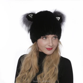 Bravalucia Winter Women Mink Fur Hat with Ears Knitted Natural Furs Bomber Russian Girl Hats Thick Warm Vintage Women Cap Beanie
Bravalucia Winter Women Mink Fur Hat with Ears Knitted Natural Furs Bomber Russian Girl Hats Thick Warm Vintage Women Cap Beanie