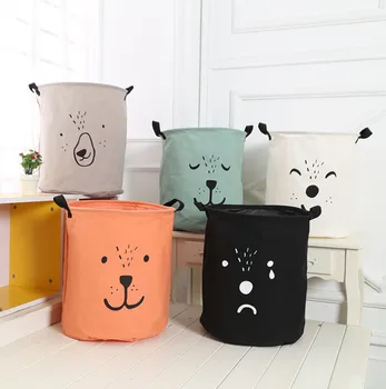 Cute Kids Toys Bag Bins Organizer Large Cloth Laundry Basket Barrel Sundries Toy Box Storage Bags Cotton Linen Storage Box
Cute Kids Toys Bag Bins Organizer Large Cloth Laundry Basket Barrel Sundries Toy Box Storage Bags Cotton Linen Storage Box