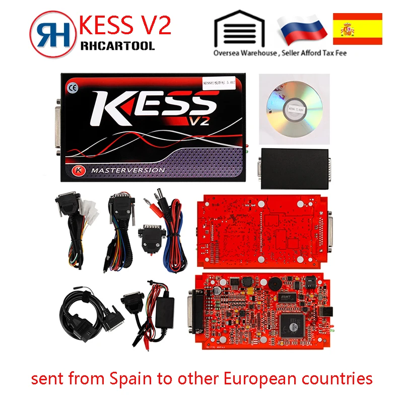 KESS V2 V5.017 EU Red PCB No Token Limited ECM Titanium KTAG V7.020 Master Version ECU programming tool Car/Tractor/Bike V4.036
KESS V2 V5.017 EU Red PCB No Token Limited ECM Titanium KTAG V7.020 Master Version ECU programming tool Car/Tractor/Bike V4.036