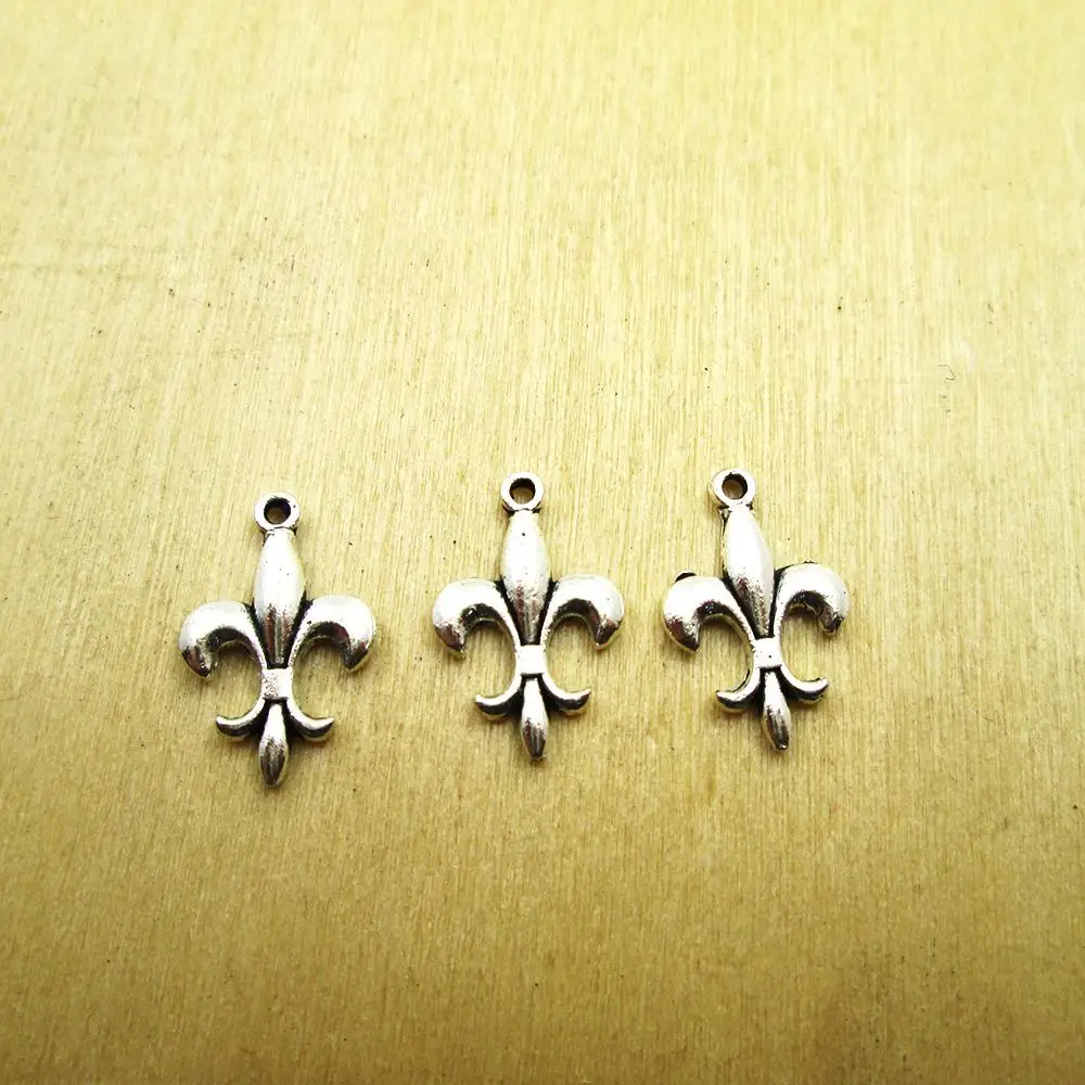 30pcs--18x12mm Fleur de Lis Charms tierraCast French Lily Charms DIY necklace/ bracelets charms antique silver tone
30pcs--18x12mm Fleur de Lis Charms tierraCast French Lily Charms DIY necklace/ bracelets charms antique silver tone
