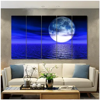 Moon on the sea Canvas Painting Wall Art Posters and Prints Modern landscape Picture For Room Home Decor
Moon on the sea Canvas Painting Wall Art Posters and Prints Modern landscape Picture For Room Home Decor