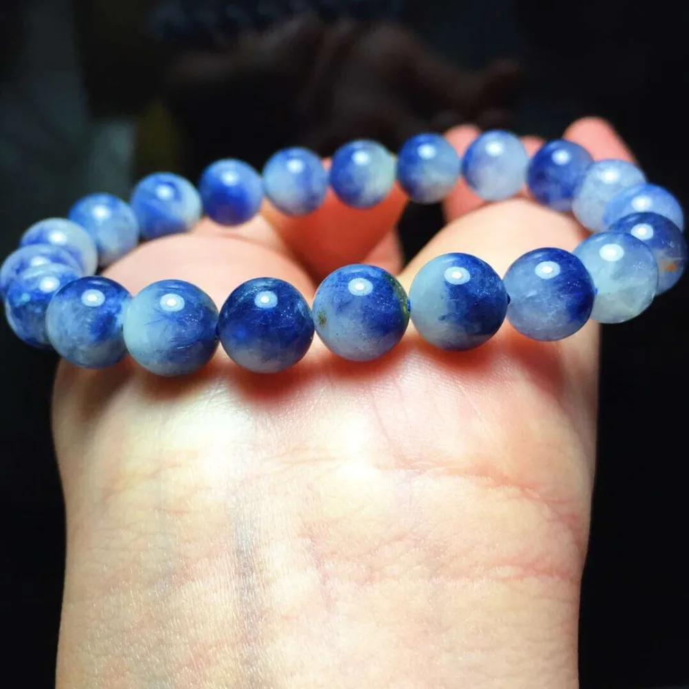 9mm Genuine Natural Blue Dumortierite Quartz Rutilated Quartz Crystal Bracelet For Woman Lady Brazil Beads Gemstone Bracelets
9mm Genuine Natural Blue Dumortierite Quartz Rutilated Quartz Crystal Bracelet For Woman Lady Brazil Beads Gemstone Bracelets