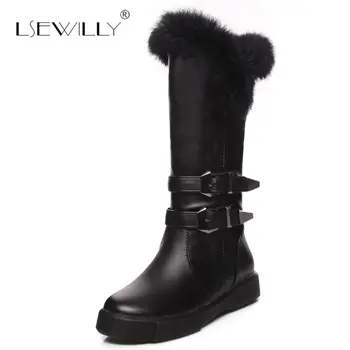 Lsewilly hot sale knee high boots women buckle winter warm plush snow boots solid colors casual booties platform shoes S943
Lsewilly hot sale knee high boots women buckle winter warm plush snow boots solid colors casual booties platform shoes S943