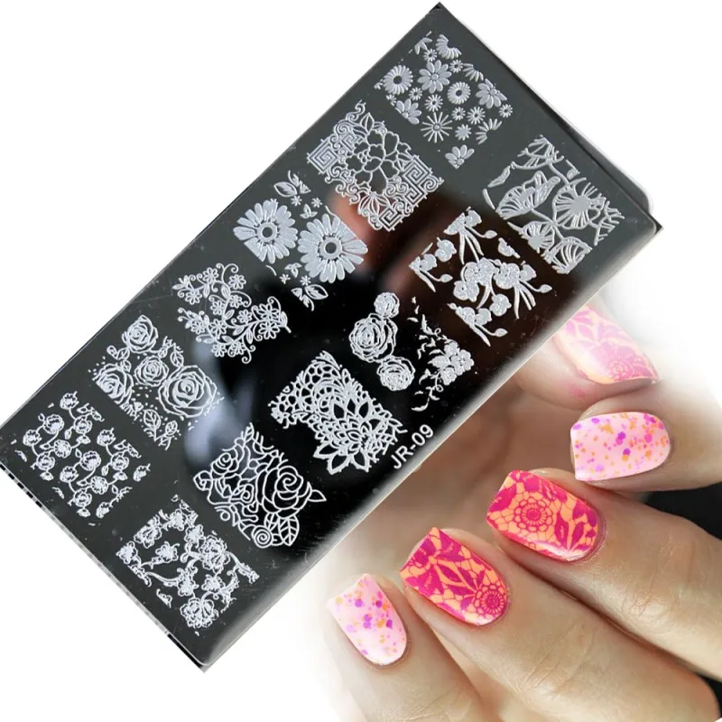 1pc-Rose Flower Design Plate Nail Art Stamp Stamping Plates Nail Print Template For Women Polish Stencils Beauty Template# 6*12c
1pc-Rose Flower Design Plate Nail Art Stamp Stamping Plates Nail Print Template For Women Polish Stencils Beauty Template# 6*12c