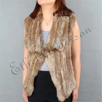 Wholesale Ladies Hand Knitted Fur Vest Gilet 2018NEWEST Real Rabbit Fur Short Waistcoat Retro Novelty Jacket Coat Outwear Top
Wholesale Ladies Hand Knitted Fur Vest Gilet 2018NEWEST Real Rabbit Fur Short Waistcoat Retro Novelty Jacket Coat Outwear Top