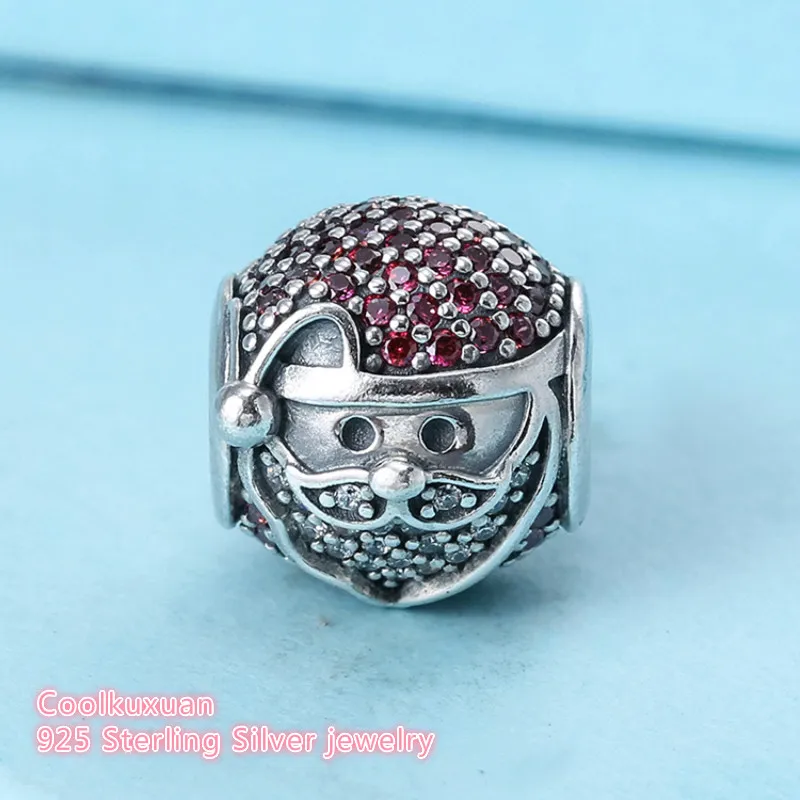 2018 Winter Authentic 925 Sterling Silver Sparkling Jolly Santa Charm, Red & Clear CZ Beads Fit Brand Charms Bracelet Diy
2018 Winter Authentic 925 Sterling Silver Sparkling Jolly Santa Charm, Red & Clear CZ Beads Fit Brand Charms Bracelet Diy