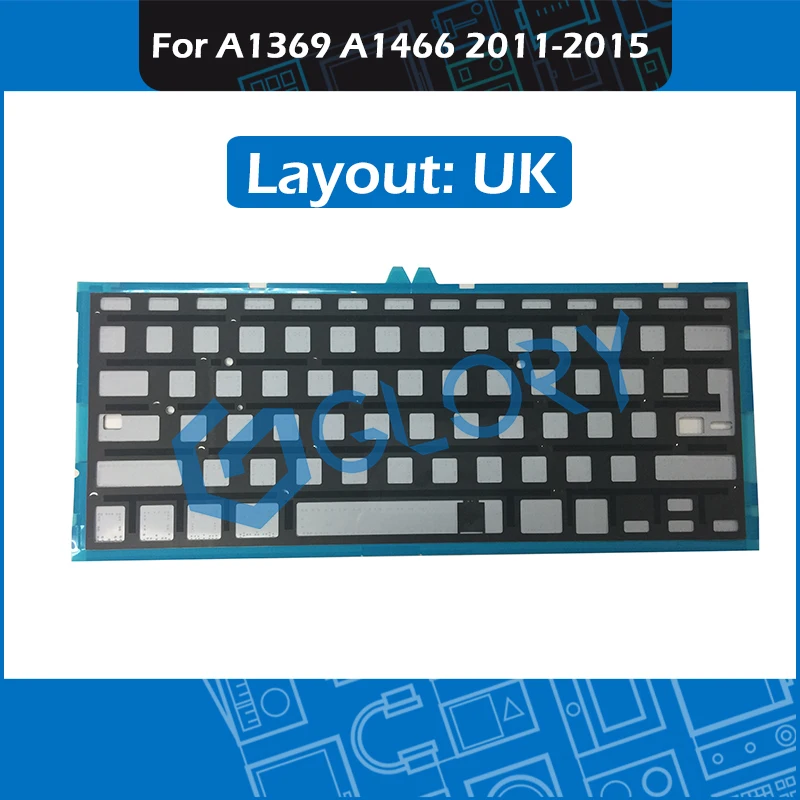 For Macbook Air 13" A1369 A1466 UK Keyboard Backlight Backlit Replacement 2011-2015 | Компьютеры и офис