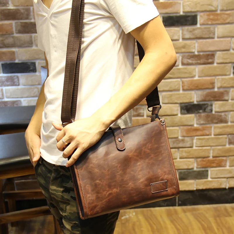 X-Online hot sale man handbag male vintage messenger bag men cross-body bags
X-Online hot sale man handbag male vintage messenger bag men cross-body bags