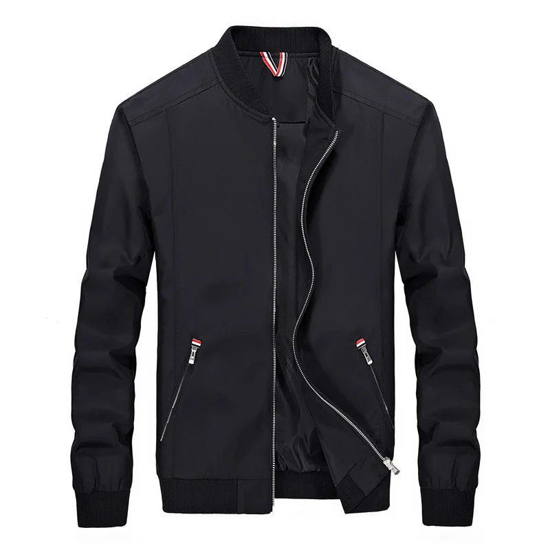 Casual Jacket Men Solid Color Men Spring Autumn Outerwear Mandarin Collar Clothing Fit High-Quality Casual Mens Jackets
Casual Jacket Men Solid Color Men Spring Autumn Outerwear Mandarin Collar Clothing Fit High-Quality Casual Mens Jackets