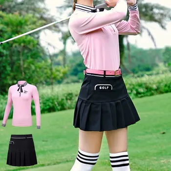 Women Pgm Golf Clothing Sets Ladies Spring Slimming Comfort Sportswear Long-Sleeved Shirts Short Pleated Skirt Sets D0494
Women Pgm Golf Clothing Sets Ladies Spring Slimming Comfort Sportswear Long-Sleeved Shirts Short Pleated Skirt Sets D0494