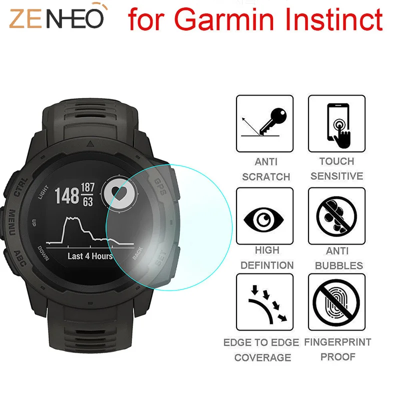 For Garmin Instinct Watch Tempered Glass Protective Film Full Coverage For Garmin Instinct smart Watch Screen HD Protector Film
For Garmin Instinct Watch Tempered Glass Protective Film Full Coverage For Garmin Instinct smart Watch Screen HD Protector Film
