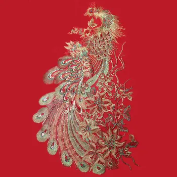 Super Big Golden Embroidered Sequins Phoenix Patches Traditional Cloth Stickers for Wedding Dress DIY Accessories Sew On Patches
Super Big Golden Embroidered Sequins Phoenix Patches Traditional Cloth Stickers for Wedding Dress DIY Accessories Sew On Patches
