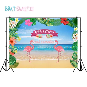 7x5ft Happy Birthday Backdrops Flamingo Hawaiian Party Decorations Vinyl Beach Tropical Backdrop Aloha Wall Photo Background
7x5ft Happy Birthday Backdrops Flamingo Hawaiian Party Decorations Vinyl Beach Tropical Backdrop Aloha Wall Photo Background