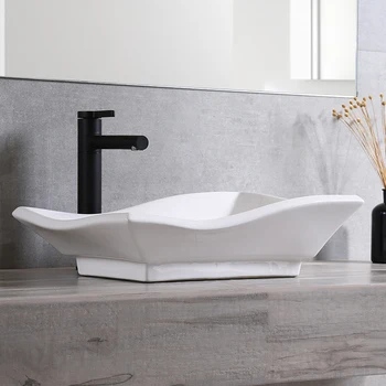White Square Personality Bathroom Washbasin Art Basin Wash Basin art rectangular Ceramic Wash basin bathroom sink 
White Square Personality Bathroom Washbasin Art Basin Wash Basin art rectangular Ceramic Wash basin bathroom sink