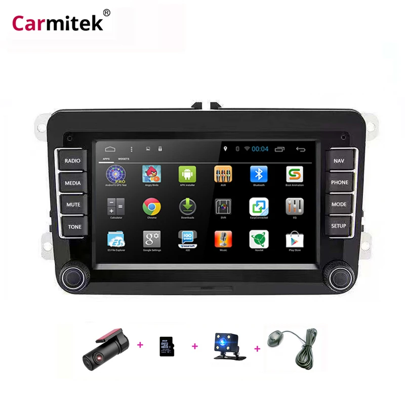 Android Мультимедиа Радио GPS навигация двойной din для vw polo СЕДАН scirocco Caddy Passat b6 b7 DVD