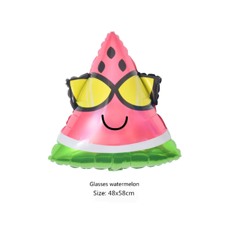 Funny Wear Glasses Ice Cream Pineapple Watermelon Foil Balloon Cartoon Fruit Balloons for Kids Birthday Summer Party Decoration
Funny Wear Glasses Ice Cream Pineapple Watermelon Foil Balloon Cartoon Fruit Balloons for Kids Birthday Summer Party Decoration