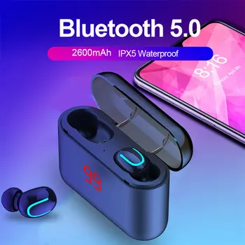 TWS Bluetooth 5.0 Earphone Wireless Headphones for phone True wireless Stereo Headphone Sport Hands-free Earbuds HBQ-Q32 Headset
TWS Bluetooth 5.0 Earphone Wireless Headphones for phone True wireless Stereo Headphone Sport Hands-free Earbuds HBQ-Q32 Headset