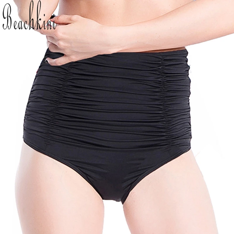 Front Fold Bikini Bottom High Waist Swimsuits Triangle Swimwear Women Bathing Suit Pants Black Swimming Trunks
Front Fold Bikini Bottom High Waist Swimsuits Triangle Swimwear Women Bathing Suit Pants Black Swimming Trunks