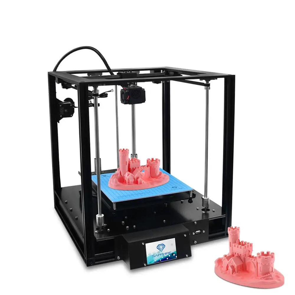 2019 DIY New Cross Structure 3d printer 360W Power LCD 3.5'' FDM Printer Kit Aluminum Structure hotbed 22*22*20cm Touch Screen
2019 DIY New Cross Structure 3d printer 360W Power LCD 3.5'' FDM Printer Kit Aluminum Structure hotbed 22*22*20cm Touch Screen