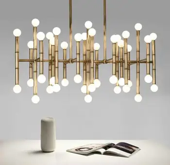 Nordic creative art personality bamboo chandelier post modern retro industrial bookstore restaurant coffee showroom lighting
Nordic creative art personality bamboo chandelier post modern retro industrial bookstore restaurant coffee showroom lighting