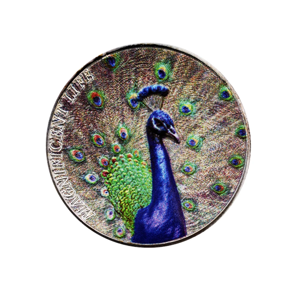 Creative Souvenir Coin Peacock Opening Challenge 999.9 Silver Coin for Fun Collectables Coin
Creative Souvenir Coin Peacock Opening Challenge 999.9 Silver Coin for Fun Collectables Coin
