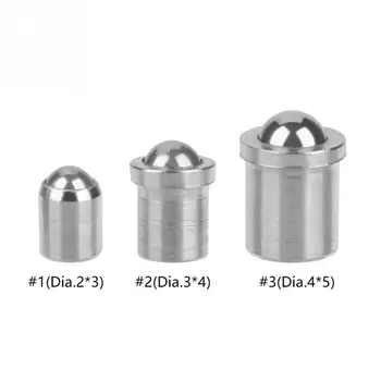 20Pcs/Set 2*3mm/3*4mm/4*5mm Stainless Steel Spring Ball Head Plunger Accuracy Positioning Beads Screw Smooth Ball Plunger Set
20Pcs/Set 2*3mm/3*4mm/4*5mm Stainless Steel Spring Ball Head Plunger Accuracy Positioning Beads Screw Smooth Ball Plunger Set