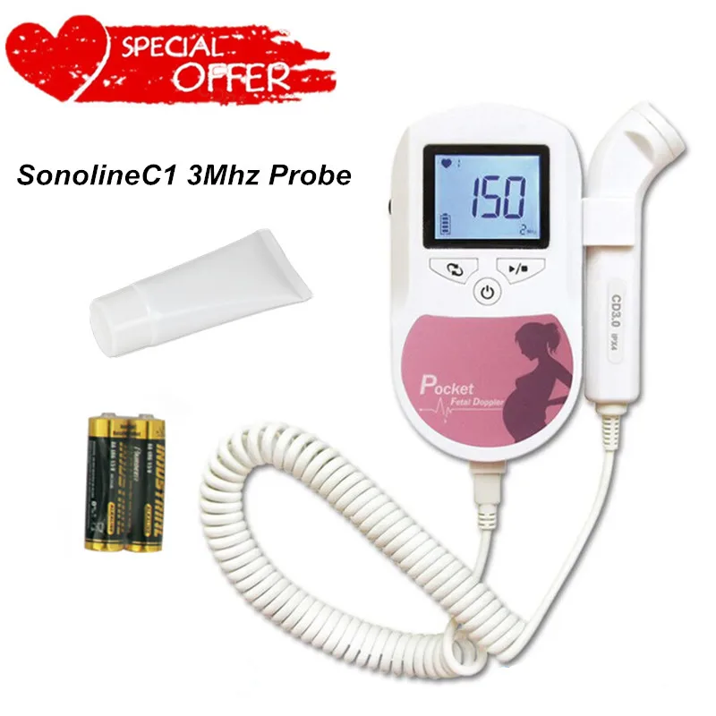 CE FDA Proved Fetal Doppler 3MHz Probe Baby Heart Beat Monitor Backlight LCD GeL Fetal Dopper ,Baby Healthy
CE FDA Proved Fetal Doppler 3MHz Probe Baby Heart Beat Monitor Backlight LCD GeL Fetal Dopper ,Baby Healthy