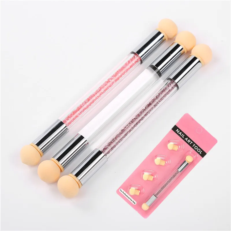 Sponge Heads Sharp Round Replaceable Powder Brush Shade Pen Short Handle Nail Art Tool UV Gel Polish Manicure Nail Tools
Sponge Heads Sharp Round Replaceable Powder Brush Shade Pen Short Handle Nail Art Tool UV Gel Polish Manicure Nail Tools