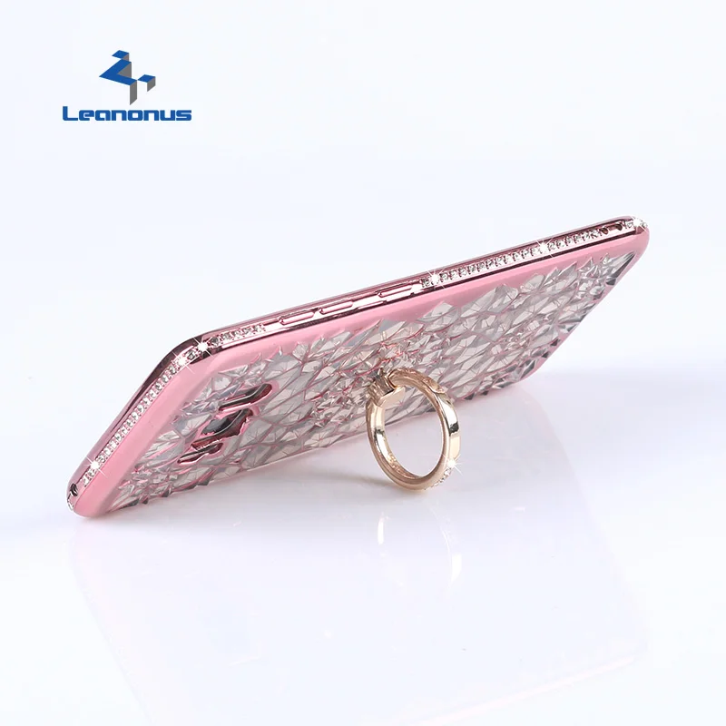 Leanonus 3D Plating Slim Finger Ring Case for Samsung Galaxy S8 S9 Plus Note 8 Soft TPU Stand Holder Cover with Metal Ring Case
Leanonus 3D Plating Slim Finger Ring Case for Samsung Galaxy S8 S9 Plus Note 8 Soft TPU Stand Holder Cover with Metal Ring Case