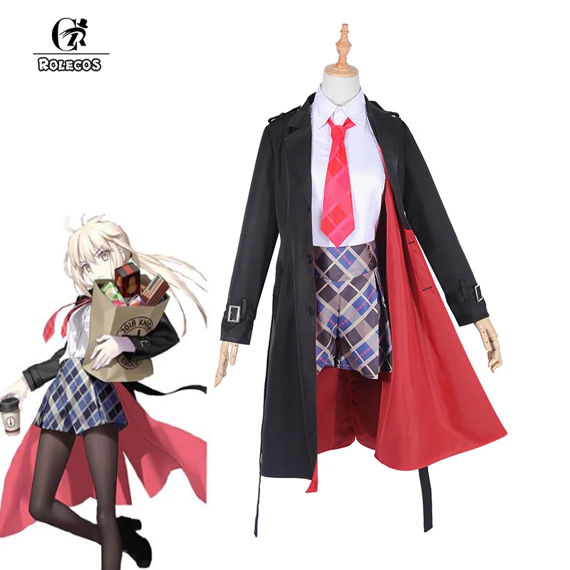 ROLECOS Fate Stay Night Altria Pendragon Cosplay Costume Fate Grand Order Saber Cosplay Costume Halloween Women Uniform Cloak
ROLECOS Fate Stay Night Altria Pendragon Cosplay Costume Fate Grand Order Saber Cosplay Costume Halloween Women Uniform Cloak