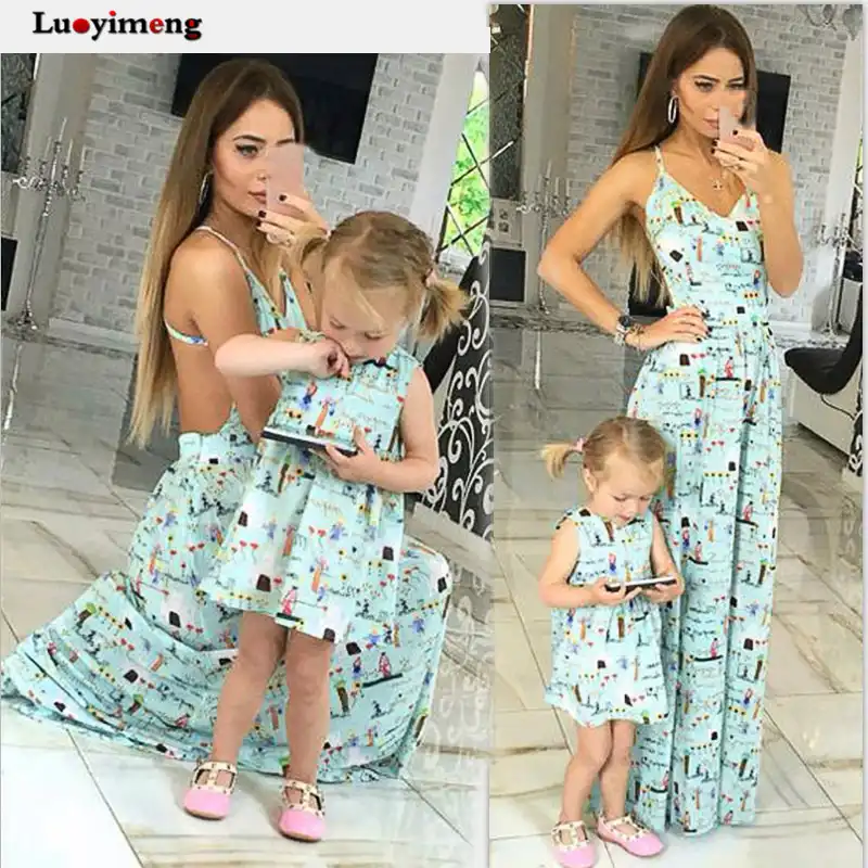 aliexpress mother and daughter dresses