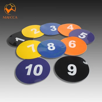 New 10pcs/lot 23cm Digital Cones Marker Discs Soccer Football Training Sports Entertainment Accessories
New 10pcs/lot 23cm Digital Cones Marker Discs Soccer Football Training Sports Entertainment Accessories