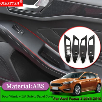 Car-styling ABS Car Interior Door Window Lift Switch Panel Covers Trim Auto Stickers Accessories Fit For Ford Focus 4 2018 2019 
Car-styling ABS Car Interior Door Window Lift Switch Panel Covers Trim Auto Stickers Accessories Fit For Ford Focus 4 2018 2019