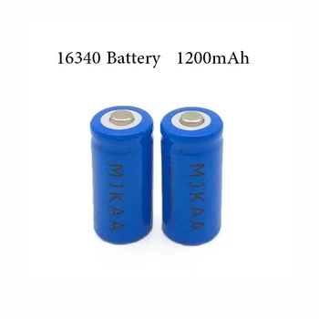 2pcs/lot CR123A 16340 CR123 Battery 3.7V 1200mAh Rechargeable Lithium Li-ion Battery for LED Flashlight Laser Pen
2pcs/lot CR123A 16340 CR123 Battery 3.7V 1200mAh Rechargeable Lithium Li-ion Battery for LED Flashlight Laser Pen