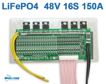 SuPower 16S 3.2Vx 16 48V 51V 58.4V 150A LiFePo4 LFP LiFe Battery BMS Management System Balance PCB Chip Protection Circuit Board
SuPower 16S 3.2Vx 16 48V 51V 58.4V 150A LiFePo4 LFP LiFe Battery BMS Management System Balance PCB Chip Protection Circuit Board