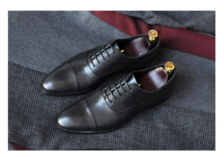 Handmade Goodyear Leather England three joint men's business dress shoes trend pointed Oxford wedding shoes Free Shipping
Handmade Goodyear Leather England three joint men's business dress shoes trend pointed Oxford wedding shoes Free Shipping