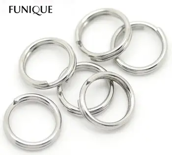 FUNIQUE 100 Silver Tone Stainless Steel Split Rings 7mm(1/4") 100PCs DIY Jewelry Findings
FUNIQUE 100 Silver Tone Stainless Steel Split Rings 7mm(1/4") 100PCs DIY Jewelry Findings