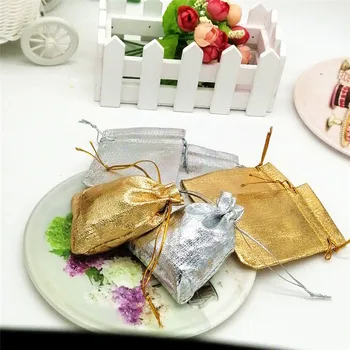 2019 High Quality Large Size Jewelry Packing Gold and silver foil bag Drawstring Organza bag Wedding Gift Bags & Pouches
2019 High Quality Large Size Jewelry Packing Gold and silver foil bag Drawstring Organza bag Wedding Gift Bags & Pouches