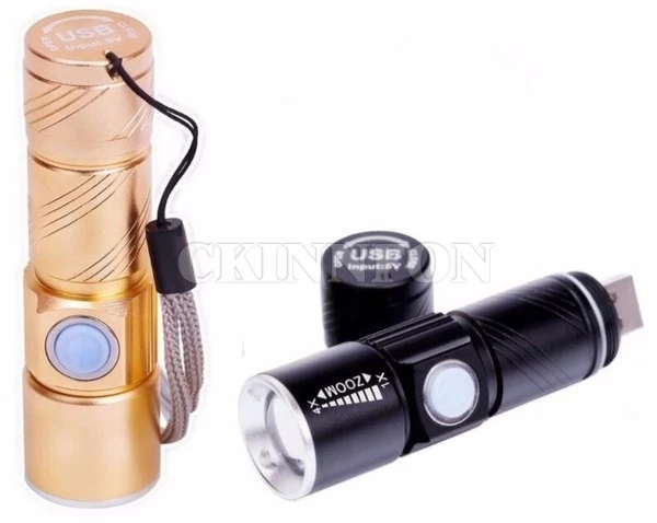 DHL 50pcs USB Handy LED Torch usb Flash Light Pocket LED Rechargeable Flashlight Zoomable Lamp For Hunting Black/Gold
DHL 50pcs USB Handy LED Torch usb Flash Light Pocket LED Rechargeable Flashlight Zoomable Lamp For Hunting Black/Gold
