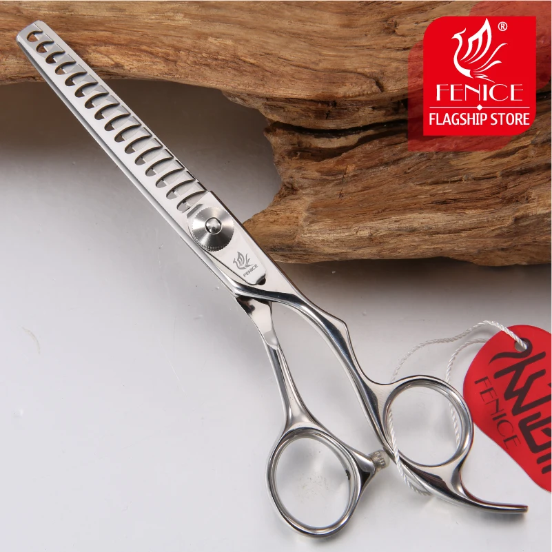 Fenice Professional Shears Dogs 6 inch 16 teeth 70% Thinning Scissors Pet Grooming Scissors Animal Haircut Supplier
Fenice Professional Shears Dogs 6 inch 16 teeth 70% Thinning Scissors Pet Grooming Scissors Animal Haircut Supplier
