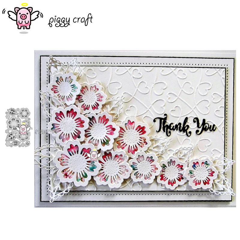 Piggy Craft metal cutting dies cut die mold 23pcs flower leaves Scrapbook paper craft knife mould blade punch stencils dies
Piggy Craft metal cutting dies cut die mold 23pcs flower leaves Scrapbook paper craft knife mould blade punch stencils dies