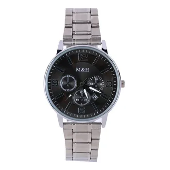 M&H Fashion Casual Top Brand Simple Men's Watch Calendar Three Eyes Dial Stainless Steel Belt Mens Clock Quartz Watches relgio
M&H Fashion Casual Top Brand Simple Men's Watch Calendar Three Eyes Dial Stainless Steel Belt Mens Clock Quartz Watches relgio