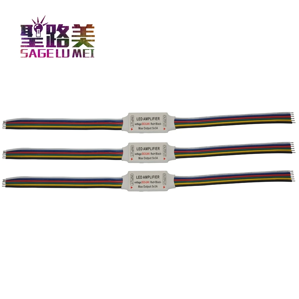 5CH x 3A 15A Led Strip Amplifier LED Signal Repeater DC 5V 12V 24V 6pin Mini RGB+CCT For RGB+CCT LED Strip Light Tape Ribbon
5CH x 3A 15A Led Strip Amplifier LED Signal Repeater DC 5V 12V 24V 6pin Mini RGB+CCT For RGB+CCT LED Strip Light Tape Ribbon